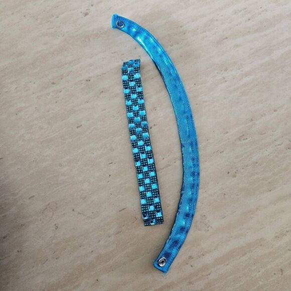 Weissman pre owned blue sequin child large dance costume jazz tap solo - Picture 5 of 6